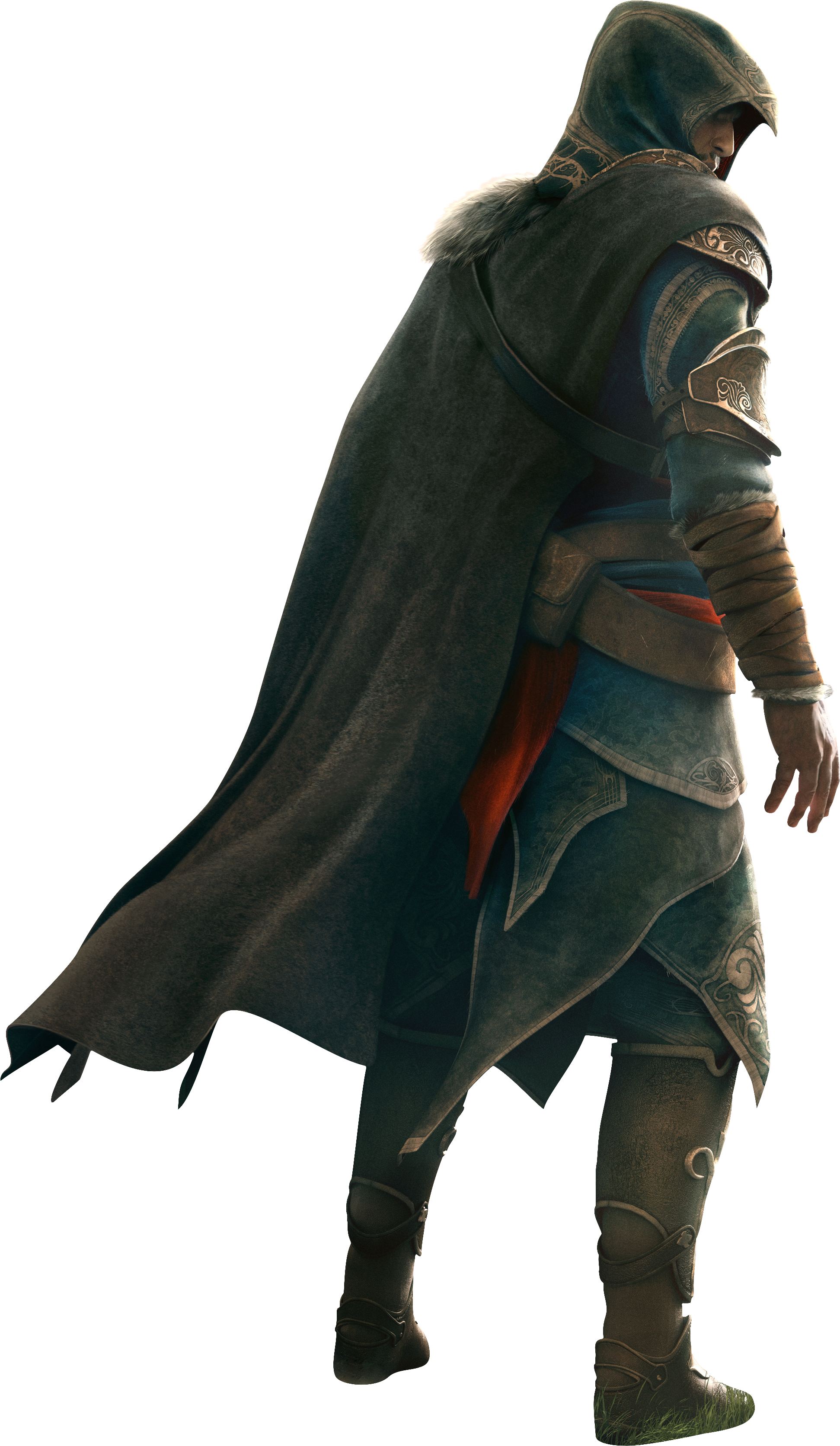 Acr Revelations Ezio Render - Assassin's Creed Ezio Png (1984x3418), Png Download