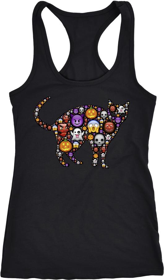 Dreamctane Cat Emoji Women's Tank Top - Cute Class Of 2019 Shirts (1000x1000), Png Download