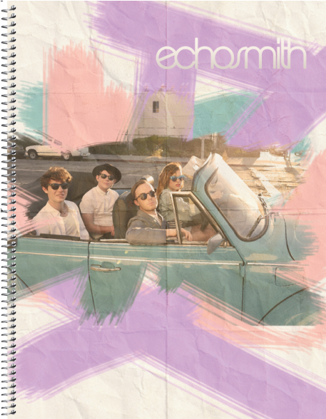 Echosmith Spiral Notebook - Poster (600x600), Png Download