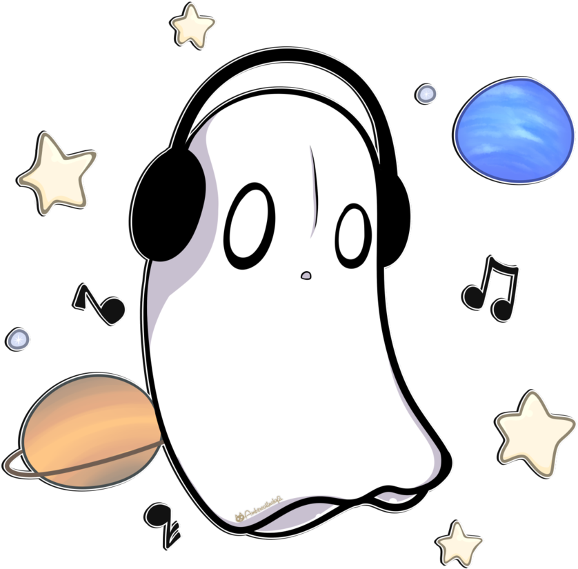 Graphic Freeuse Music Soothes The Soul Napstablook - Undertale Characters Napstablook (894x894), Png Download