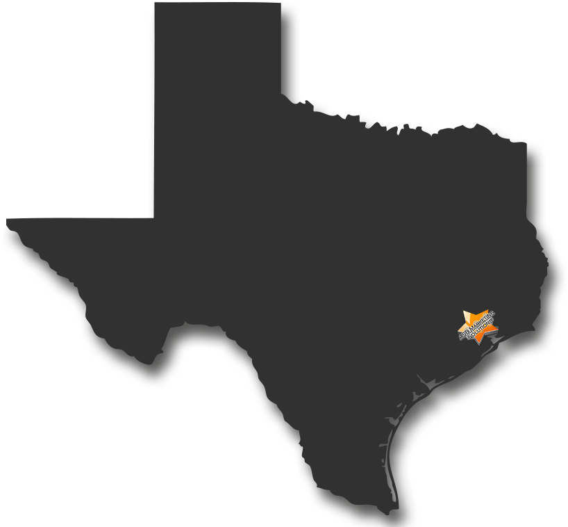 Asb Marketing Solutions - State Of Texas With Houston Heart (1024x768), Png Download