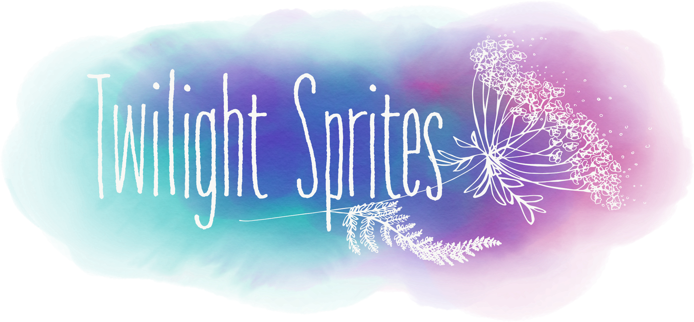 Twilight Sprites - Calligraphy (2232x1043), Png Download