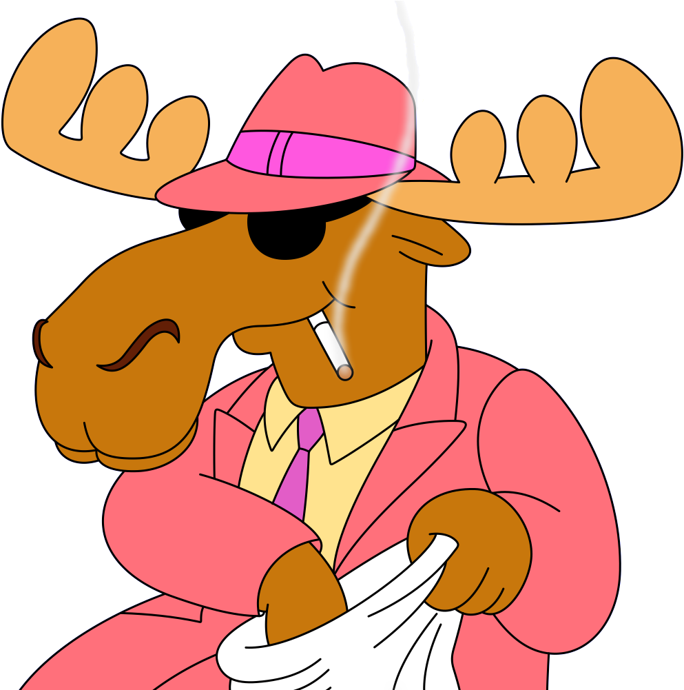Menthol Moose - Menthol Moose Simpsons (1000x1000), Png Download