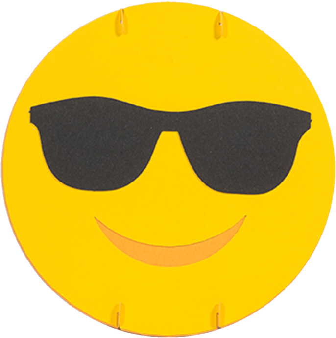 Emoji - Sunglasses - Smiley (1280x720), Png Download