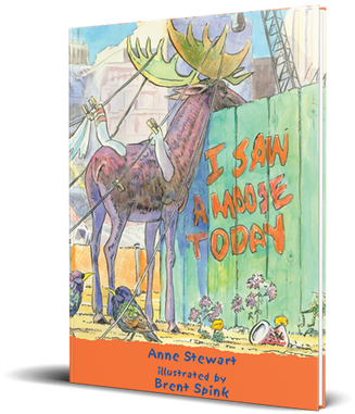 I Saw A Moose Today - Saw A Moose Today [book] (500x400), Png Download