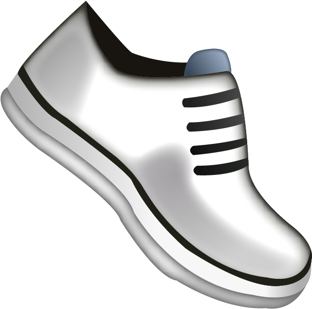 Download Ai File - Shoe Emoji (640x640), Png Download