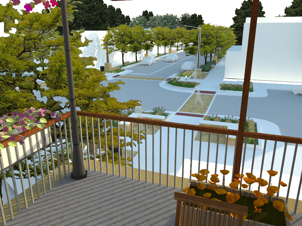 Gypsum Creek Park Persp 2 Highway 6 Valley Road Persp - Palm Tree (1024x768), Png Download