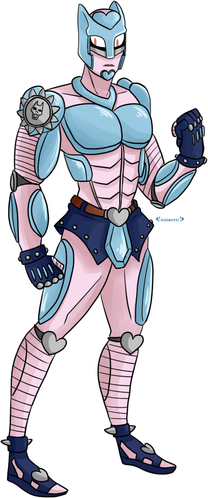 Crazy Diamond Png - Killer Queen Jojo (429x1026), Png Download