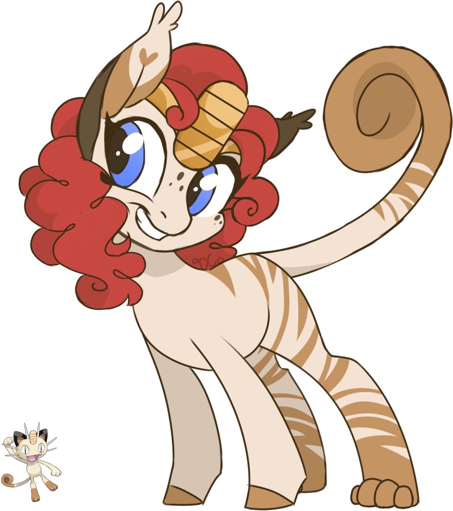 Drunkencoffee, Base Used, Female, Mare, Meowth, Pokémon, - Meowth (1024x1024), Png Download