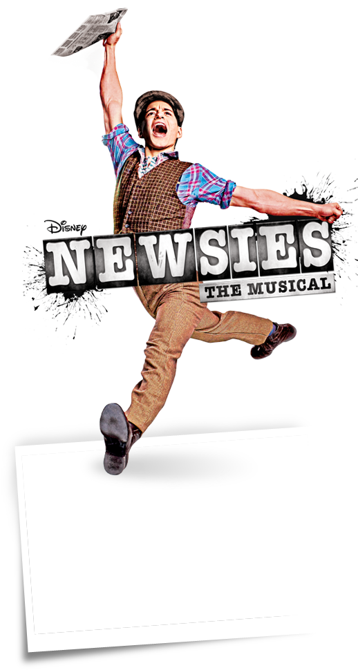 Logo - Broadway Cast: Newsies Cd (518x970), Png Download