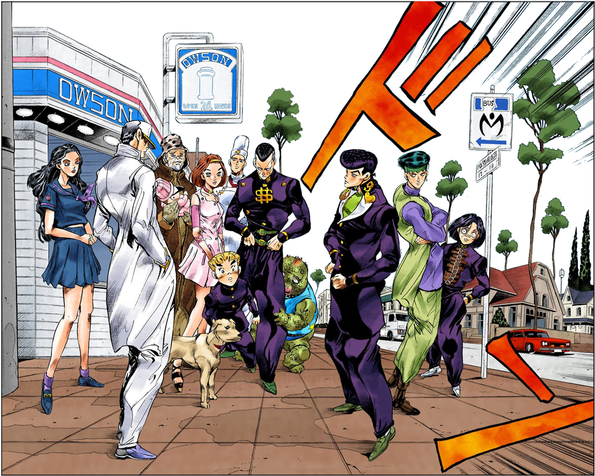 Diamond Is Unbreakable Crew - Jojo Part 4 Group (1280x1040), Png Download