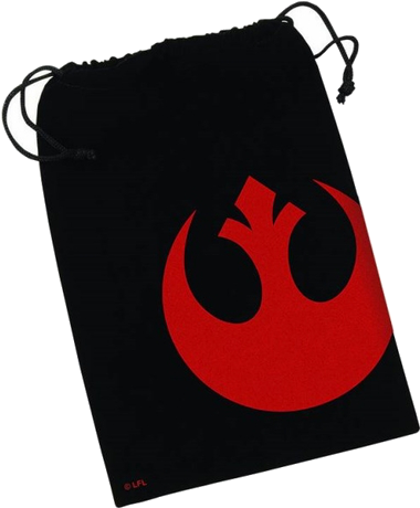 Star Wars Dice Bag - Star Wars Dice Bag: Rebel Alliance (399x470), Png Download
