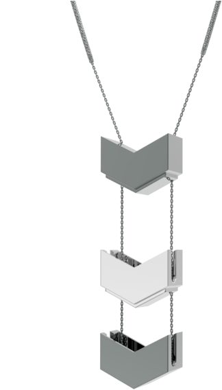 Tinsel Earbud Necklace Line 04 - Necklace (1000x654), Png Download