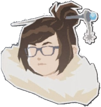 Image Mei Spray Confident - Mei Overwatch Spray Png (401x389), Png Download