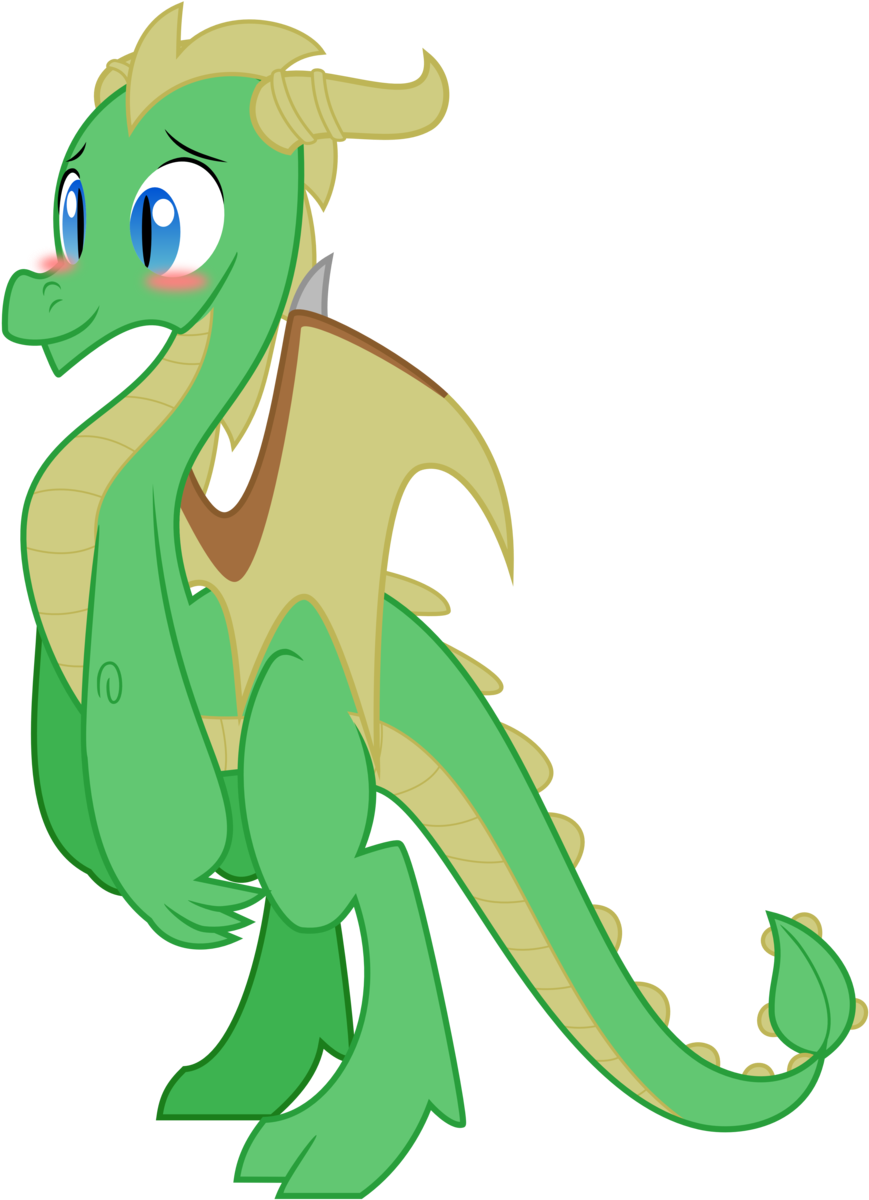 Fairytale Clipart Green Dragon - My Little Pony Les Dragons (900x1210), Png Download