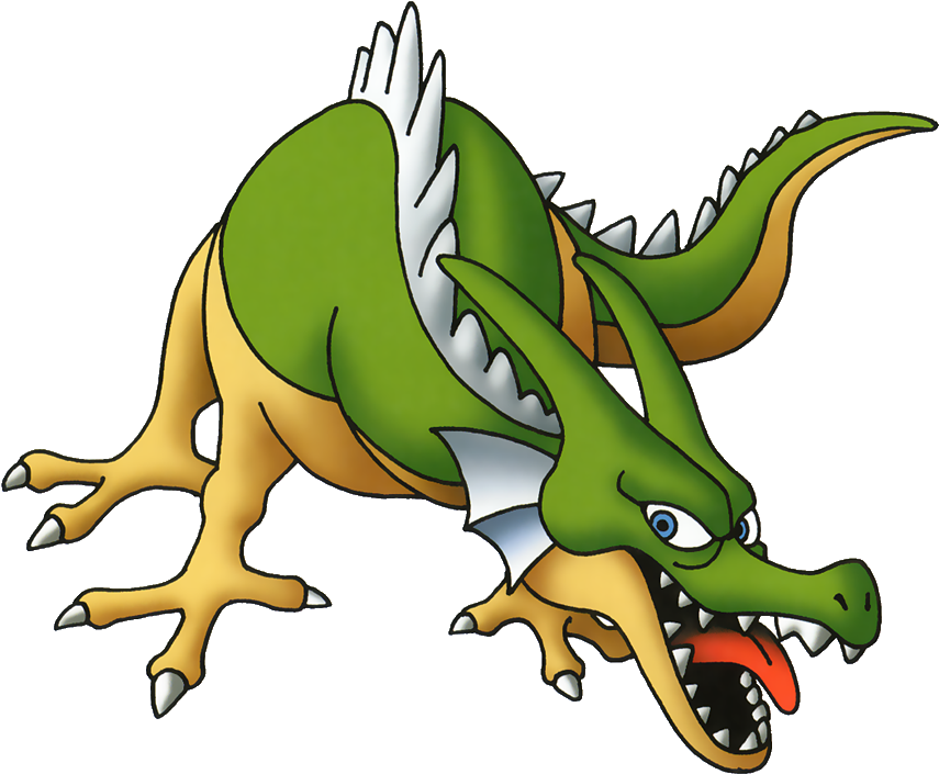 Dq Green Dragon - Dragon Quest Green Dragon (900x734), Png Download