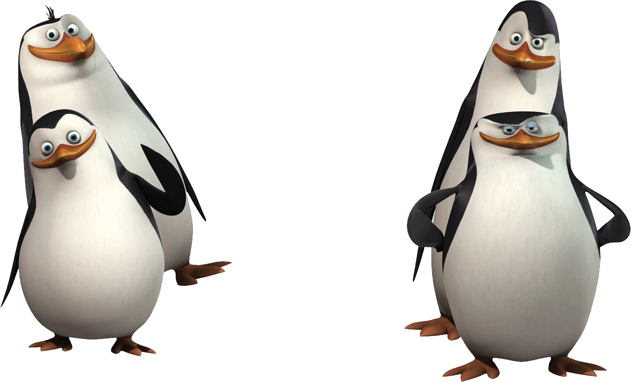 Download - Madagascar Penguins Png (1259x762), Png Download