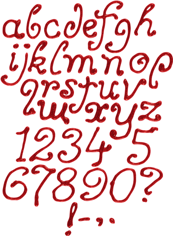 Tinsel Font - Transparent Tinsel Alphabet Fonts (595x843), Png Download