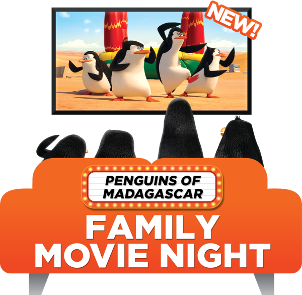Penguins - Super Cool Madagascar Penguins Square Metal Watch (600x586), Png Download