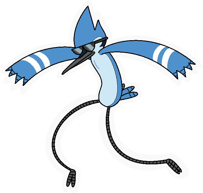 Mordecai - Mordecai De Cartoon Network (756x694), Png Download