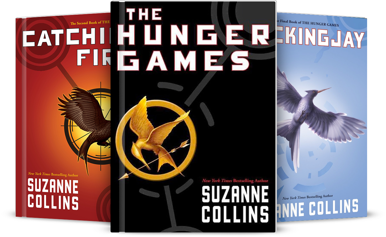 Hunger Games Book Covers - Hunger Games Books Paperback (1800x1000), Png Download