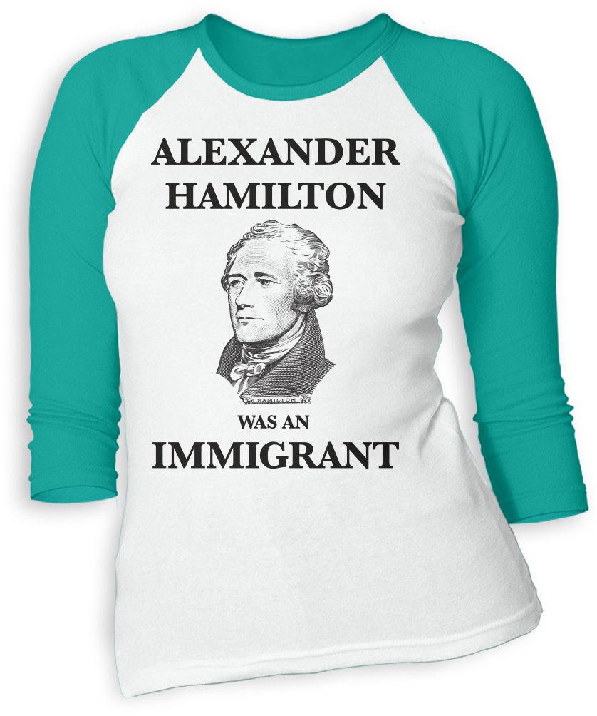 Alexander Hamilton And More Immigrants (900x1089), Png Download