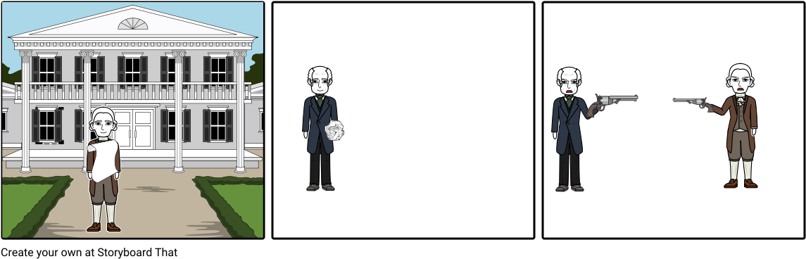 Alexander Hamilton Question Three - Cartoon (1164x385), Png Download