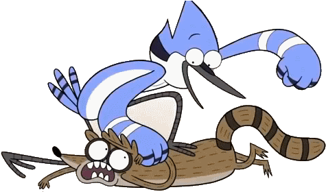 Show Mas Mordecai Y Rigby (513x333), Png Download