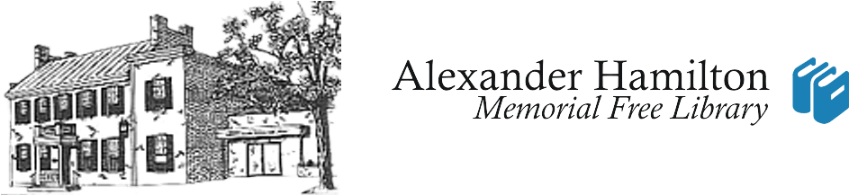 Alexander Hamilton Memorial Free Library “chocolate - Alexander Hamilton Memorial Free Library (950x216), Png Download
