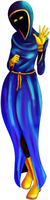 Bebe - Cultist Lunatic Terraria Art (352x750), Png Download