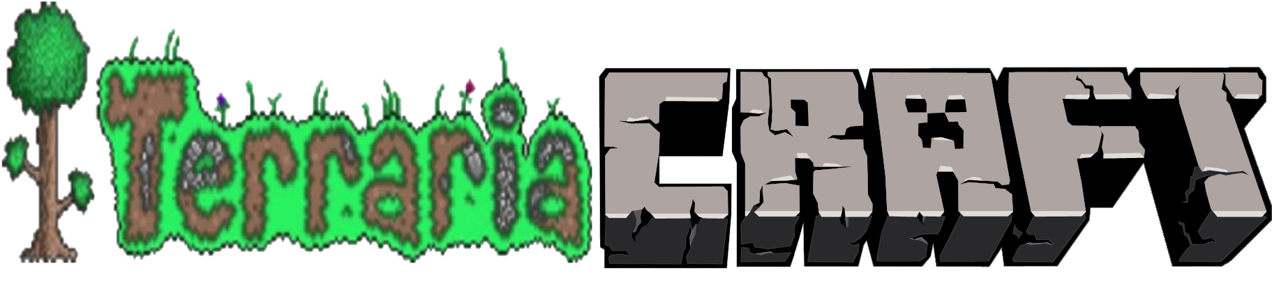 Graphic Black And White Library Terrariacraft Game - Minecraft Png (1920x700), Png Download