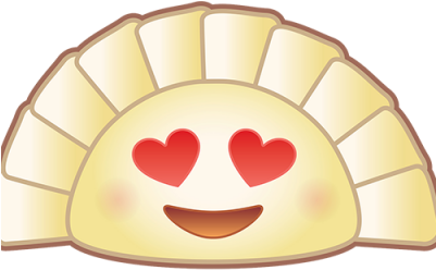Where Is The Dumpling Emoji - Dumpling Emoji (400x300), Png Download