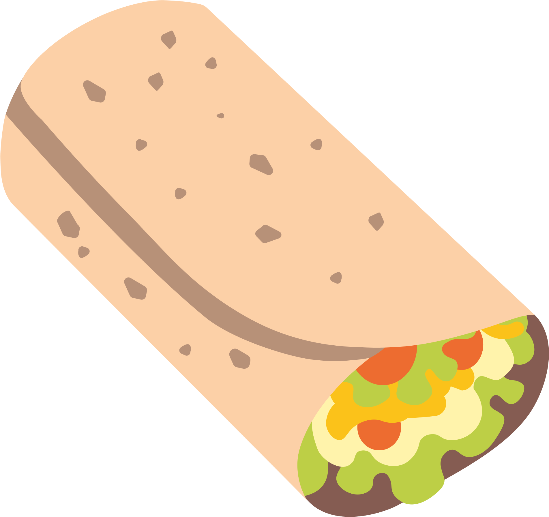 Svg Freeuse File U F Svg Wikimedia Commons Open - Burrito Emoji Png (2000x2000), Png Download
