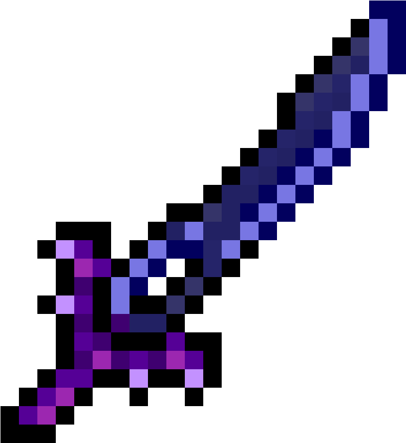 Terraria Sword - Terraria Night's Edge (1184x1184), Png Download