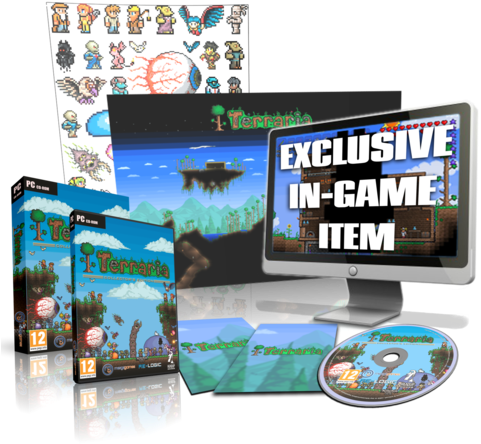 Collector's Edition - Pc: Terraria - Collector's Edition Cd (480x480), Png Download