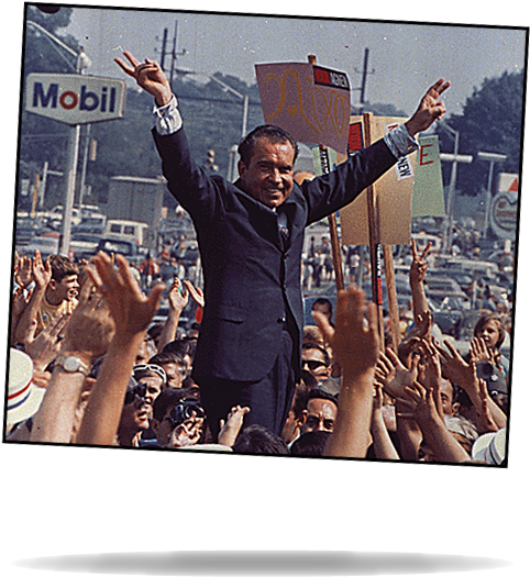 Nixon 1968 Presidential Election Campaign - Silent Majority Us History Definition (562x544), Png Download