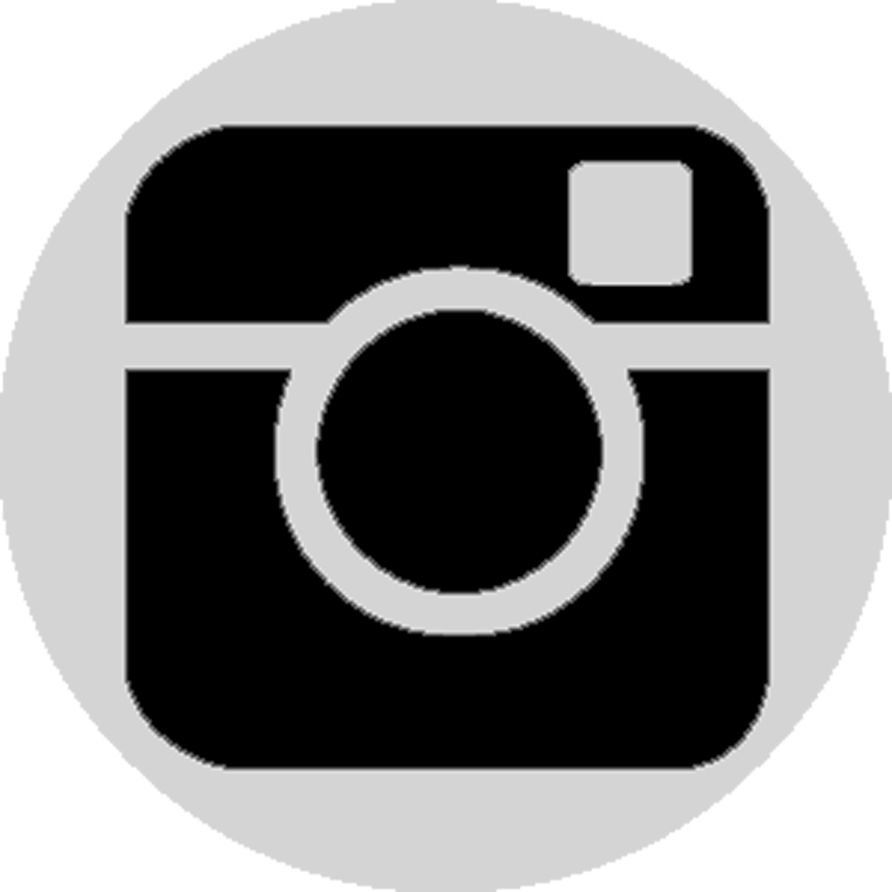 Instagram Icon Mono (1275x1275), Png Download