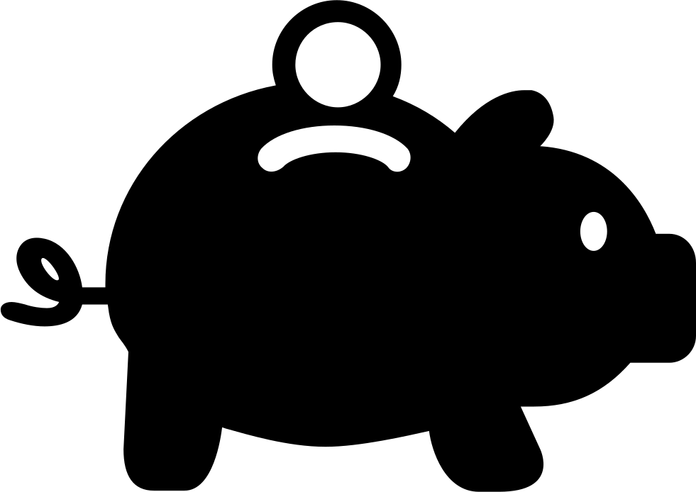Piggy Bank With Coin Comments - Piggy Bank (981x694), Png Download