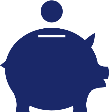Piggy-bank - Grey Piggy Bank Icon (670x669), Png Download