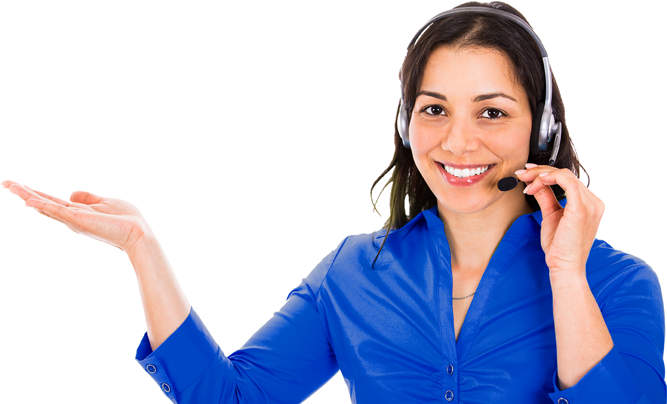 Call Centre Transparent Images Png - Tech Support Girl Png (1382x922), Png Download