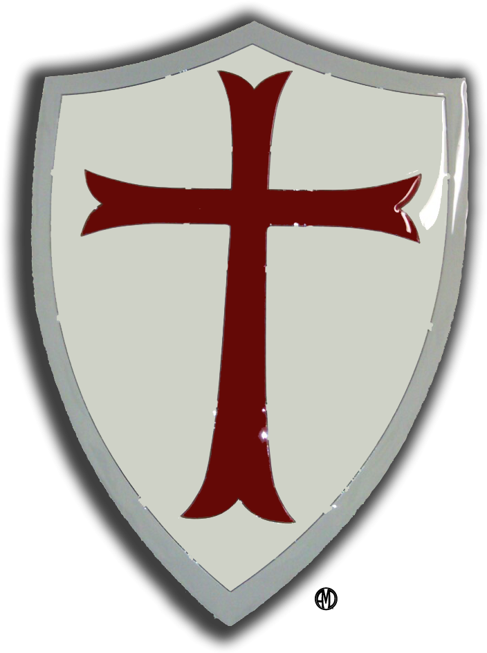 Knights Templar Shield (1000x1000), Png Download
