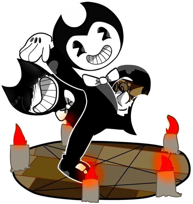 Bendy And The Ink Machine - Bendy And The Ink Machine Shirt T-shirt (1024x853), Png Download