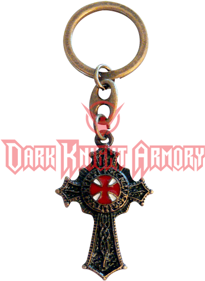 Knights Templar Cross Key Chain - Key Chain Knight Templar (575x575), Png Download