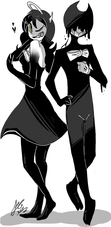 Svg Freeuse Download Bendy And The Ink Machine Alice - Bendy And The Ink Machine Fandom (457x954), Png Download