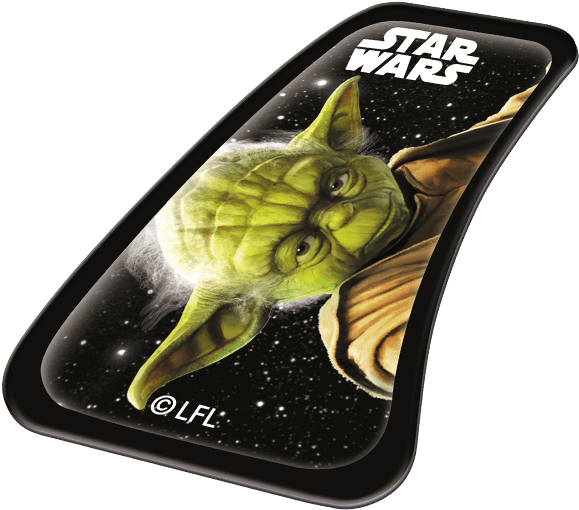 What Color Is Yoda's Lightsaber In Attack Of The Clones - Philips Disney Star Wars Yoda 71767/99/16 Lamp (640x640), Png Download