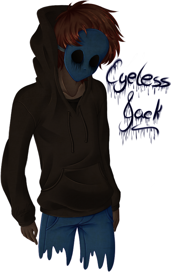 Akira Meryk Безгазый Джек - Eyeless Jack Png (650x1000), Png Download