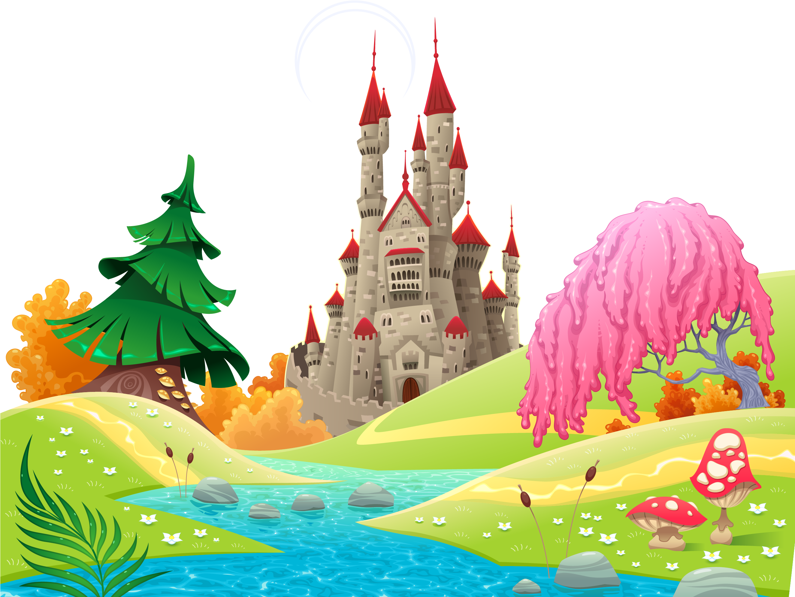 Download Vector Transparent Library Castle Cartoon Illustration - Fairy Tail World Drawings PNG Image with No Background Download Vector Transparent Library Castle Cartoon Illustration - Fairy Tail World Drawings PNG Image with No Background