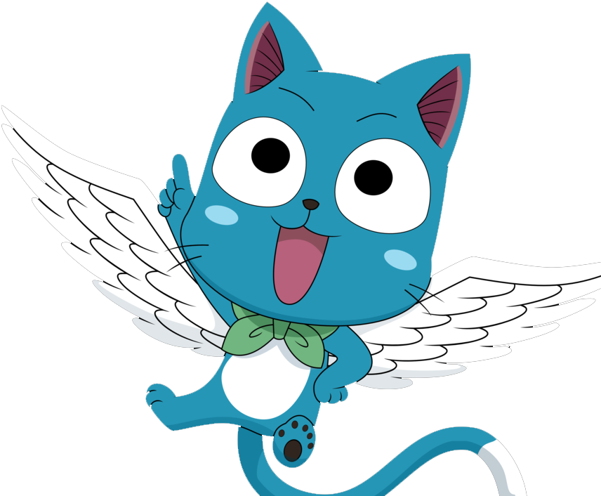 Fairy Tail Vector - Happy Fairy Tail Png (856x706), Png Download