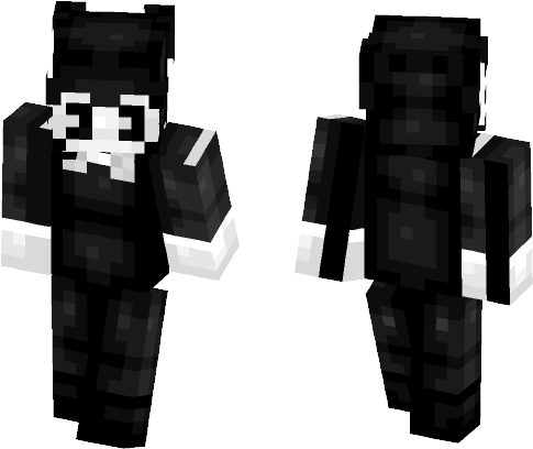 Bendy And The Ink Machine - Skins For Minecraft Ink Bendy (584x497), Png Download