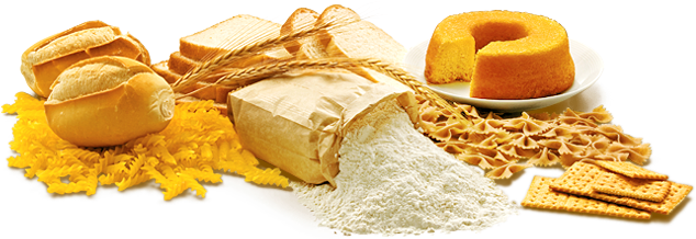 Produtos Do Trigo - Pao E Trigo Png (721x219), Png Download